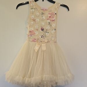 Popatu Cream and Pink Dress